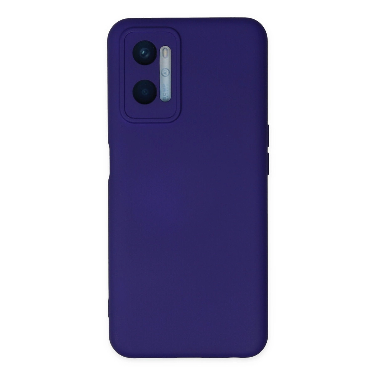NEWFACE Oppo A96 Uyumlu Nano İçi Kadife Silikon Telefon Kılıfı Mor