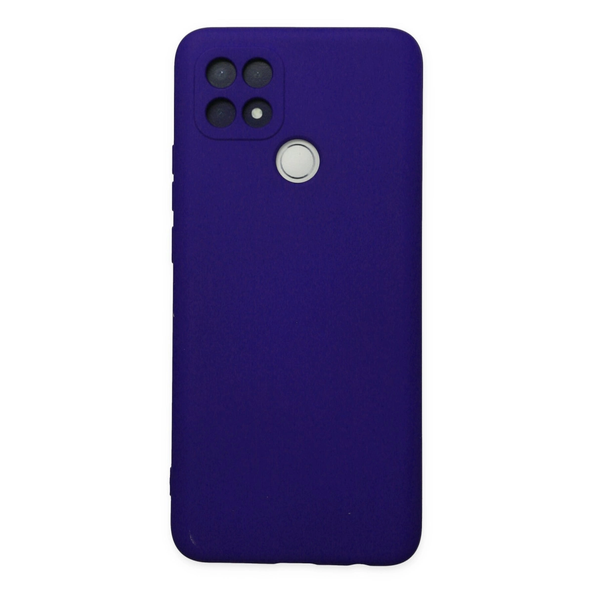 NEWFACE Oppo A15 Uyumlu Nano İçi Kadife Silikon Telefon Kılıfı Mor