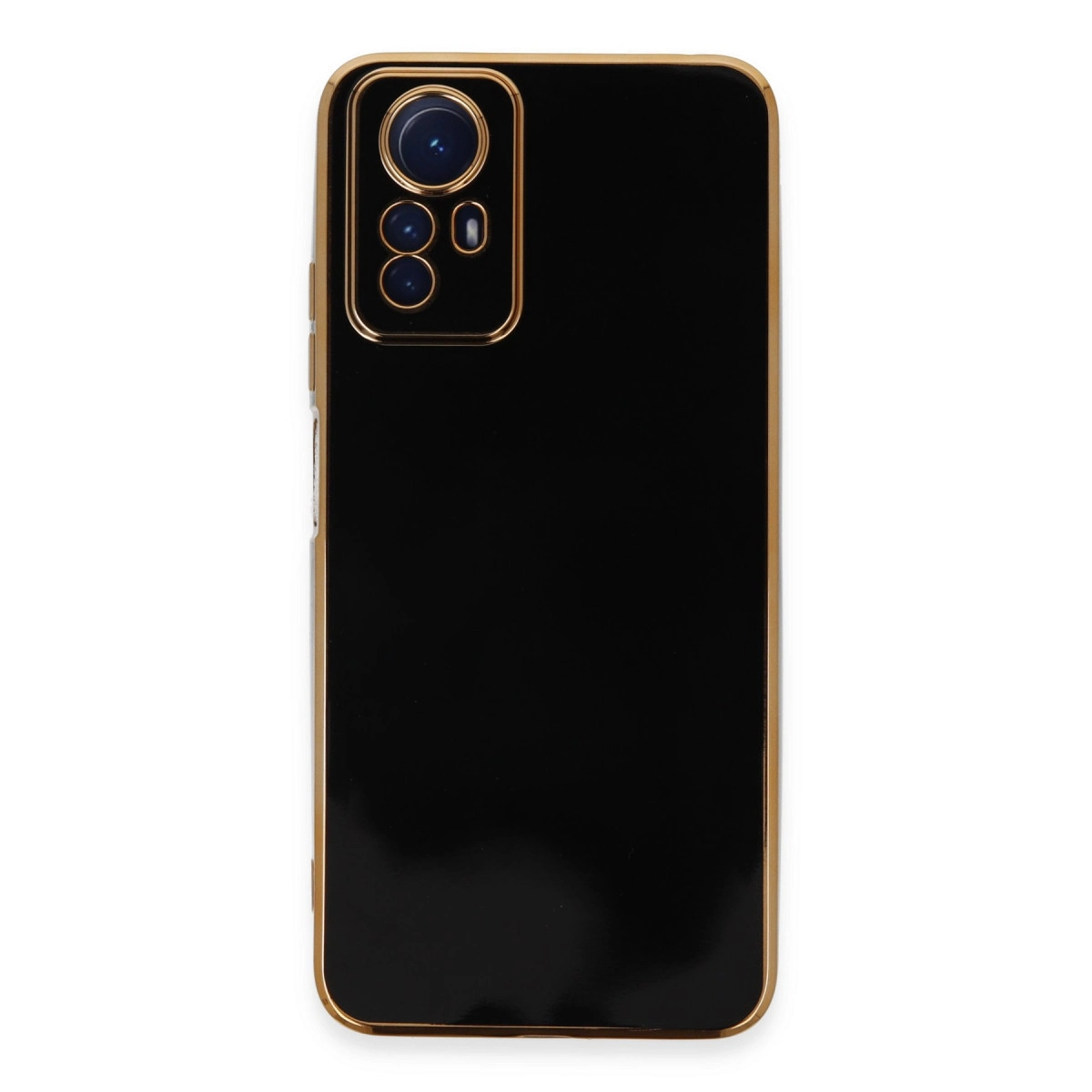 NEWFACE Xiaomi Redmi Note 12S Uyumlu Volet Silikon Telefon Kılıfı Siyah