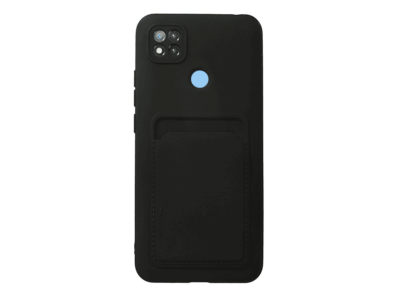 NEWFACE Xiaomi Redmi 9c Uyumlu Kelvin Kartvizitli Silikon Telefon Kılıfı Siyah