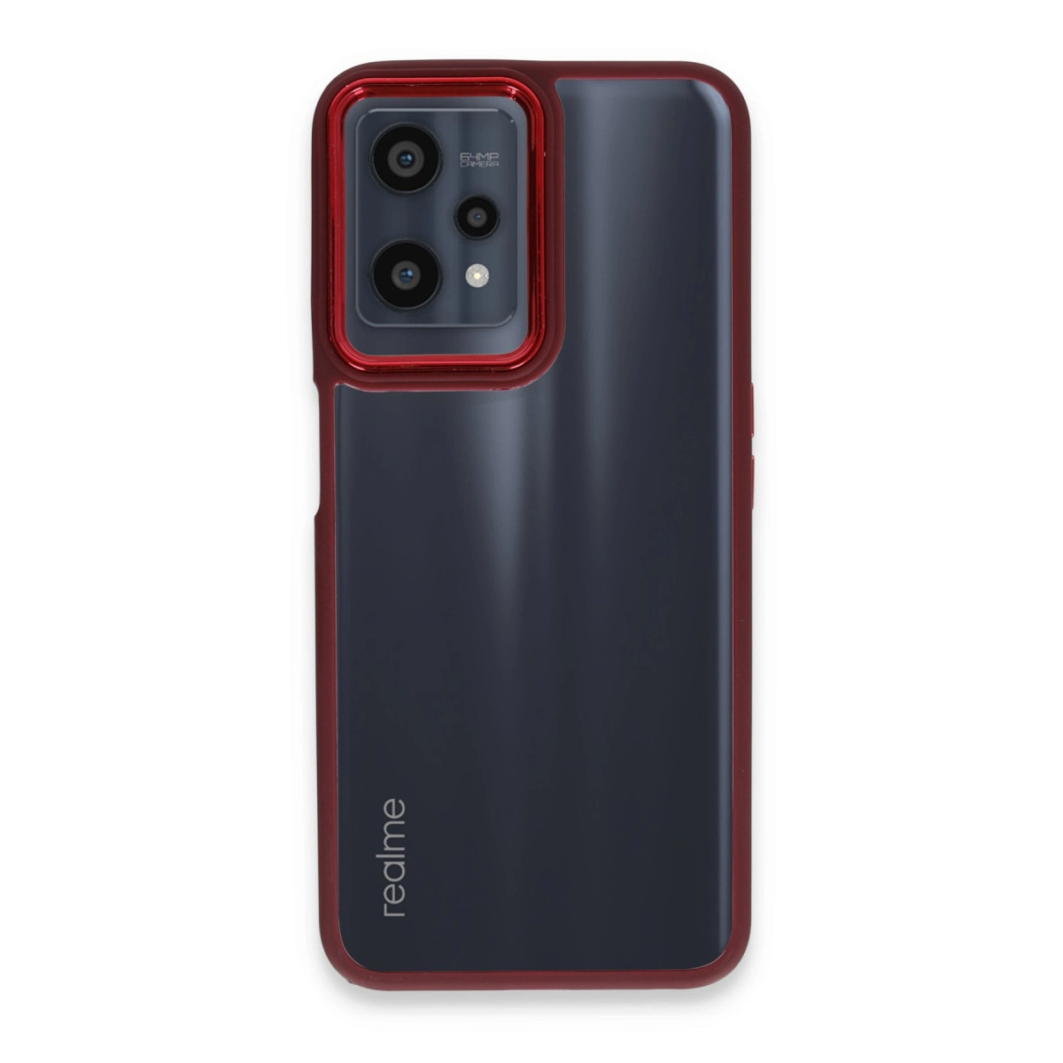 NEWFACE Realme 9 Pro 5G Uyumlu Dora Kapak Telefon Kılıfı Kırmızı