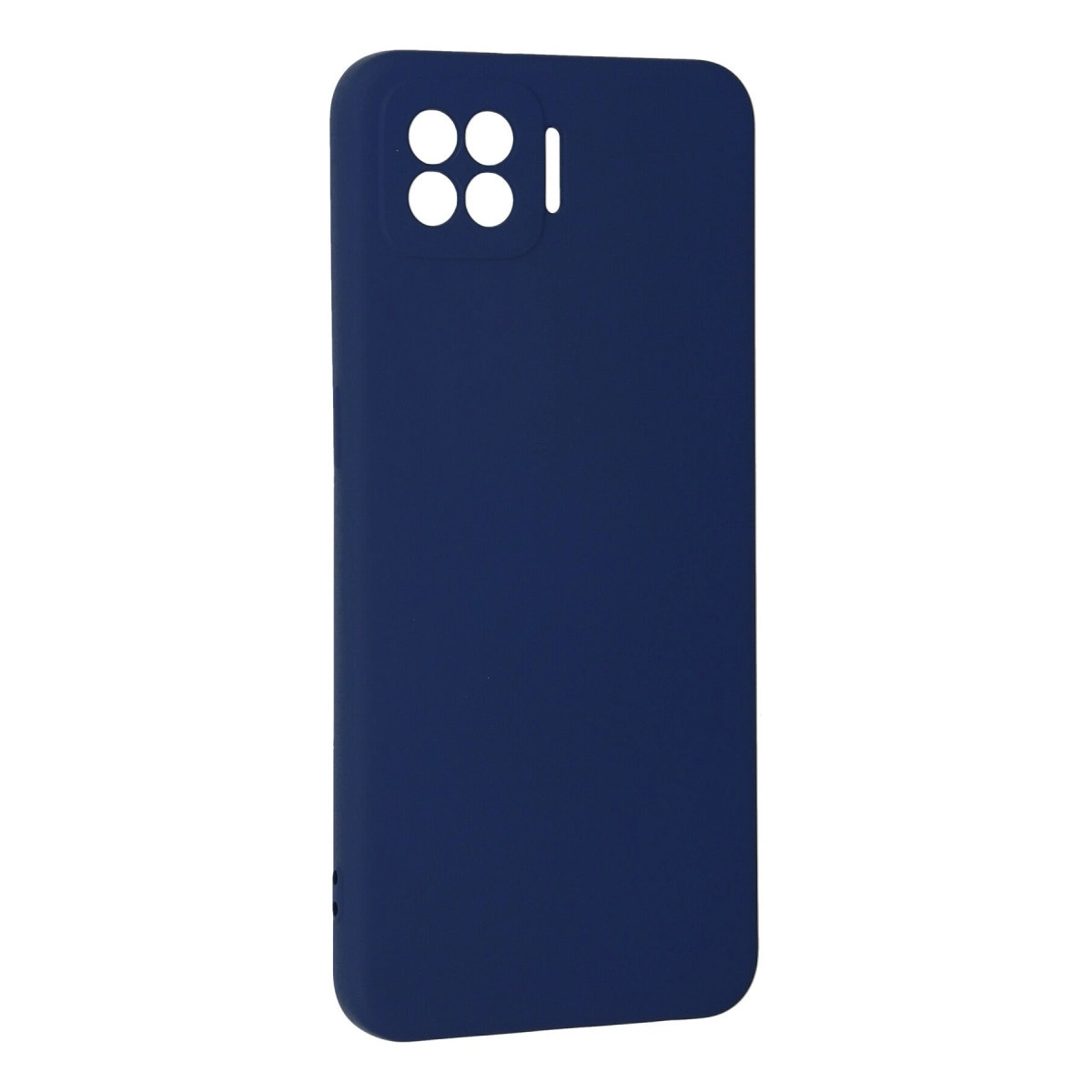 Dört lens için dikdörtgen kesimli lacivert telefon kılıfı.