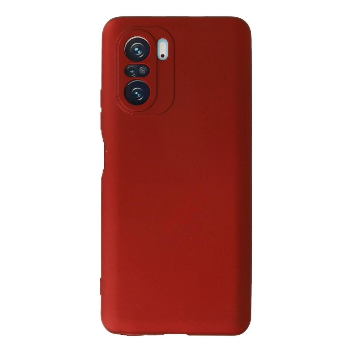 NEWFACE Xiaomi Poco F3 First Uyumlu Silikon Telefon Kılıfı Kırmızı