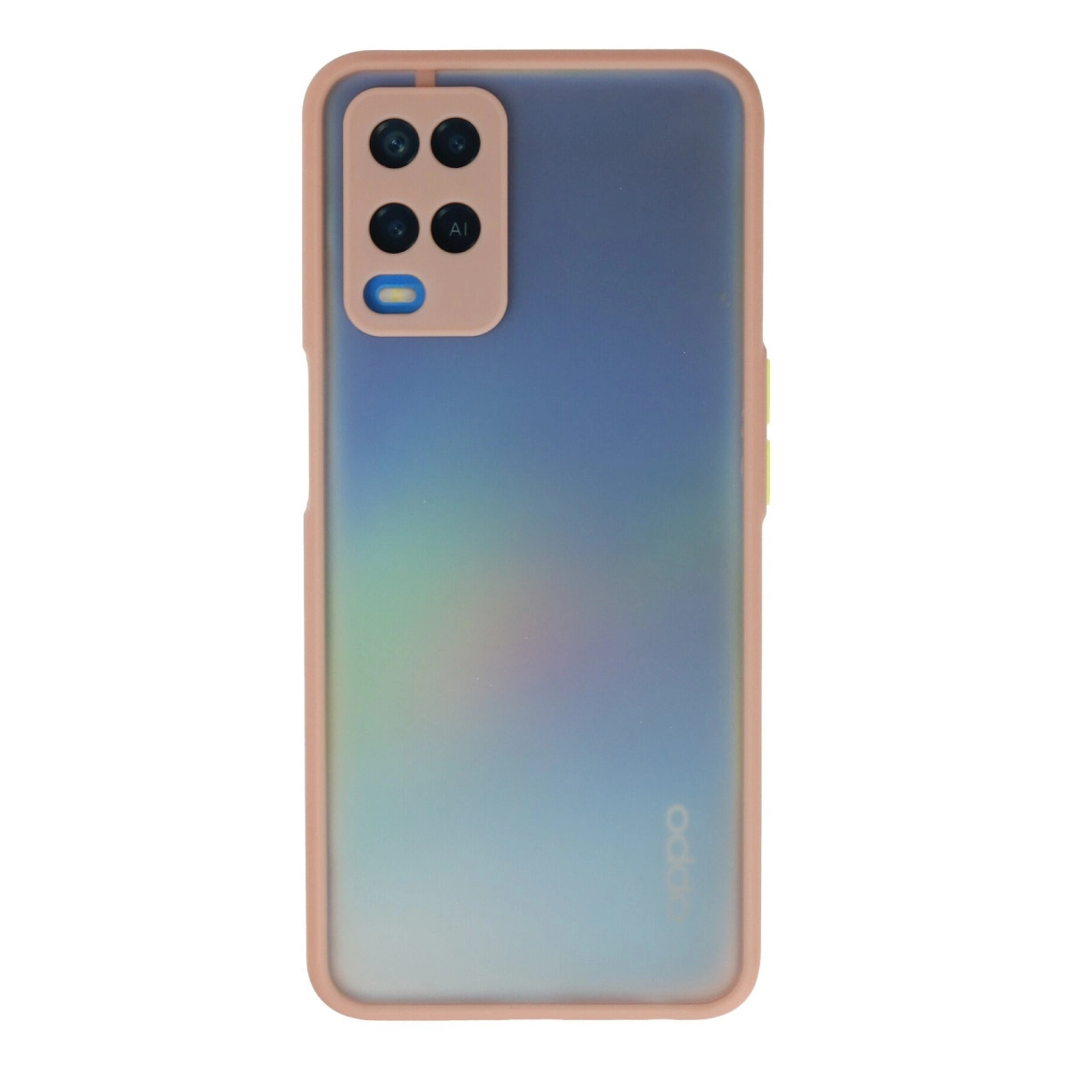 NEWFACE Oppo A54 4G Uyumlu Montreal Silikon Kapak Telefon Kılıfı Pembe