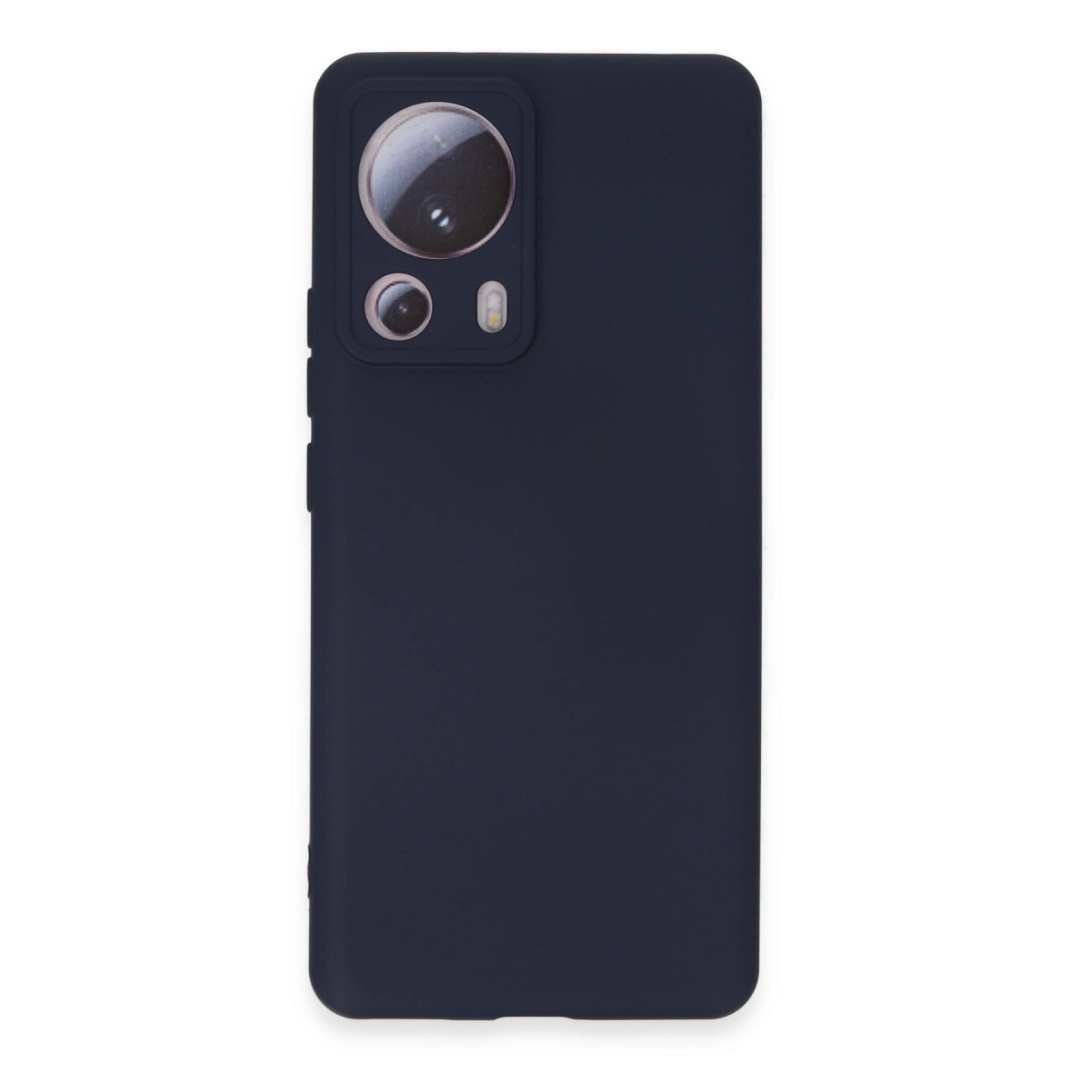 NEWFACE Xiaomi Mi 13 Lite Uyumlu Nano İçi Kadife Silikon Telefon Kılıfı Lacivert