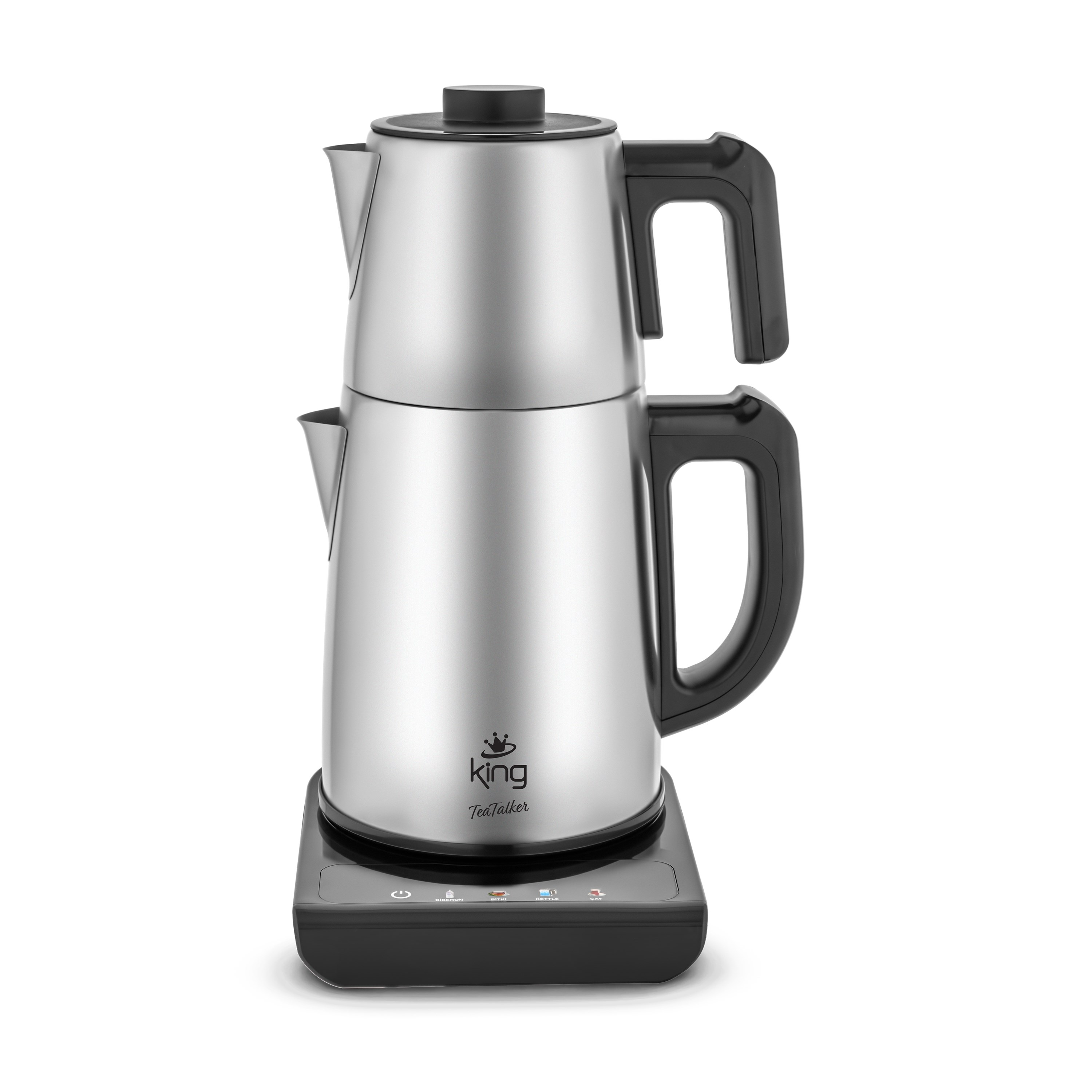 KING KCM388 Teatalker Konuşan Çay Makinesi Inox