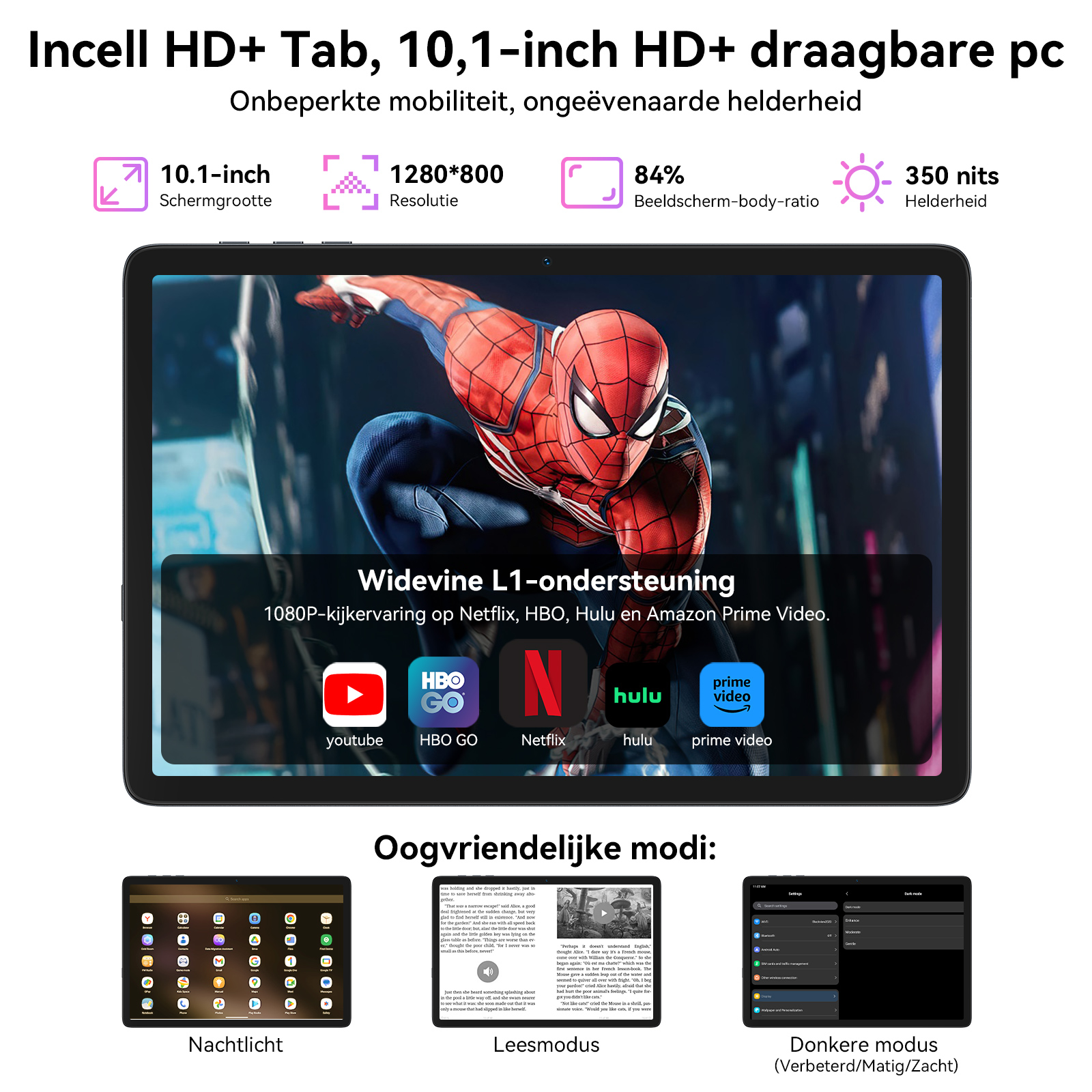 KINGRID T20 Android 16 | 256 GB - Grijs | MediaMarkt