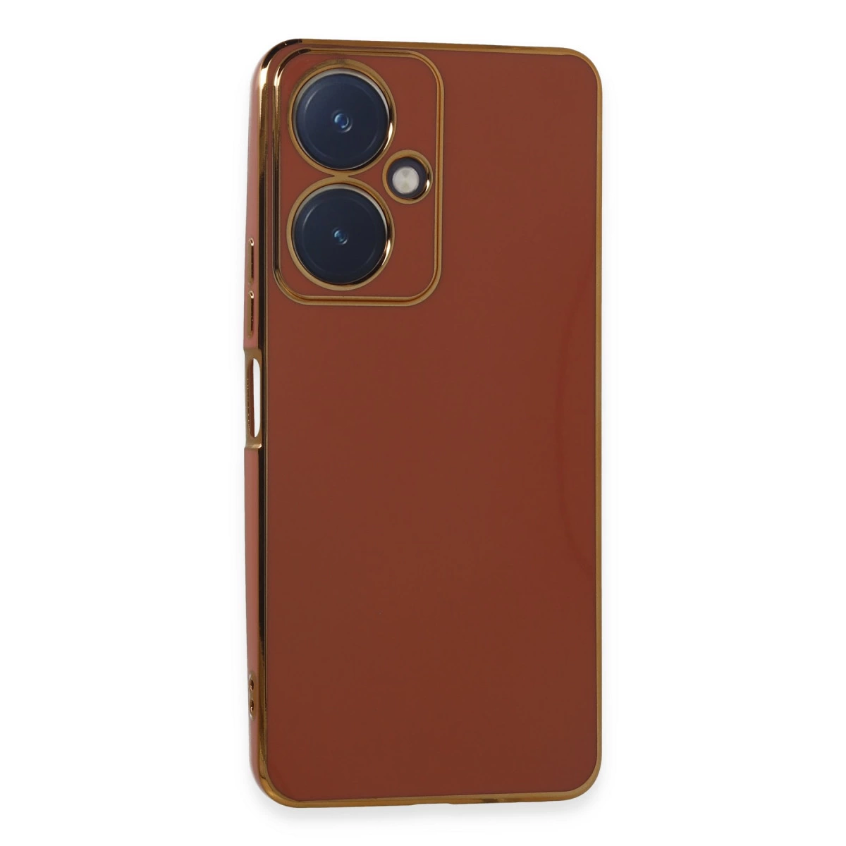 NEWFACE Vivo Y27 Uyumlu Volet Silikon Telefon Kılıfı Kırmızı