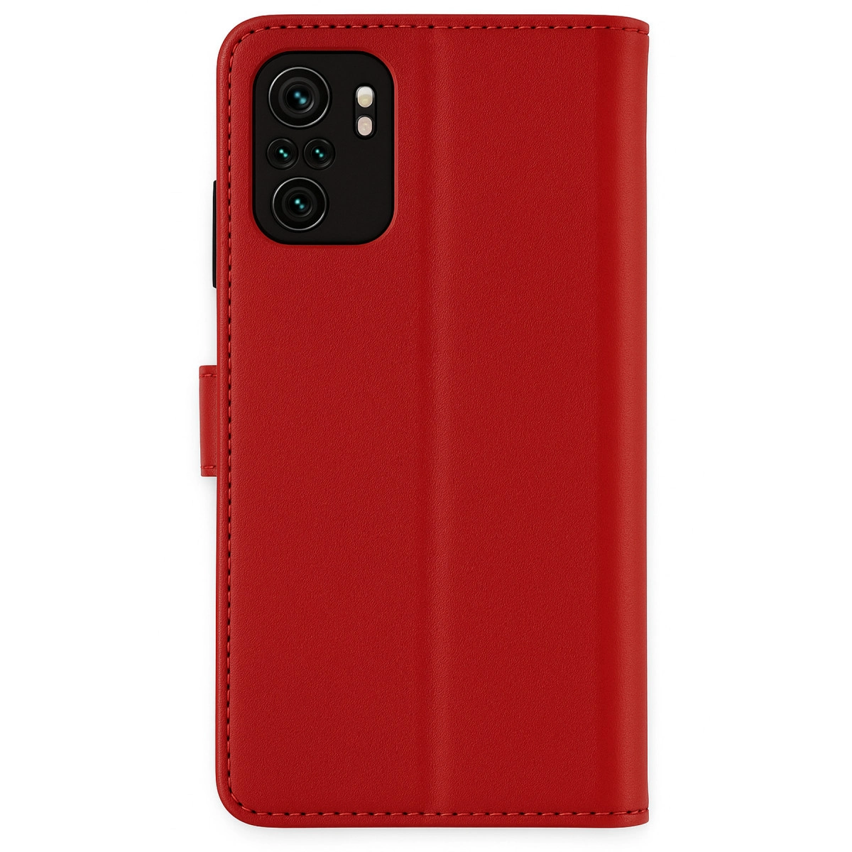 NEWFACE Xiaomi Mi Note 10 Uyumlu Trend S Plus Kapaklı Telefon Kılıfı Kırmızı