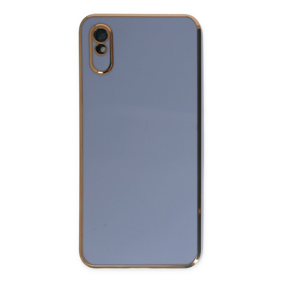 NEWFACE Xiaomi Redmi 9a Uyumlu Volet Silikon Telefon Kılıfı Mavi