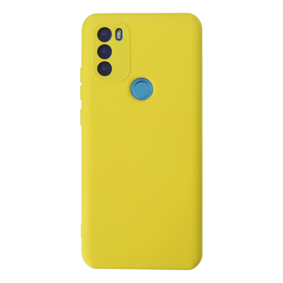 NEWFACE General Mobile Gm 21 Plus Uyumlu Nano İçi Kadife Silikon Telefon Kılıfı Sarı