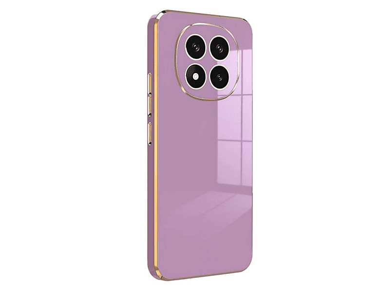 NEWFACE Xiaomi Redmi Note 14 Pro 4G Uyumlu Volet Silikon Telefon Kılıfı Mor