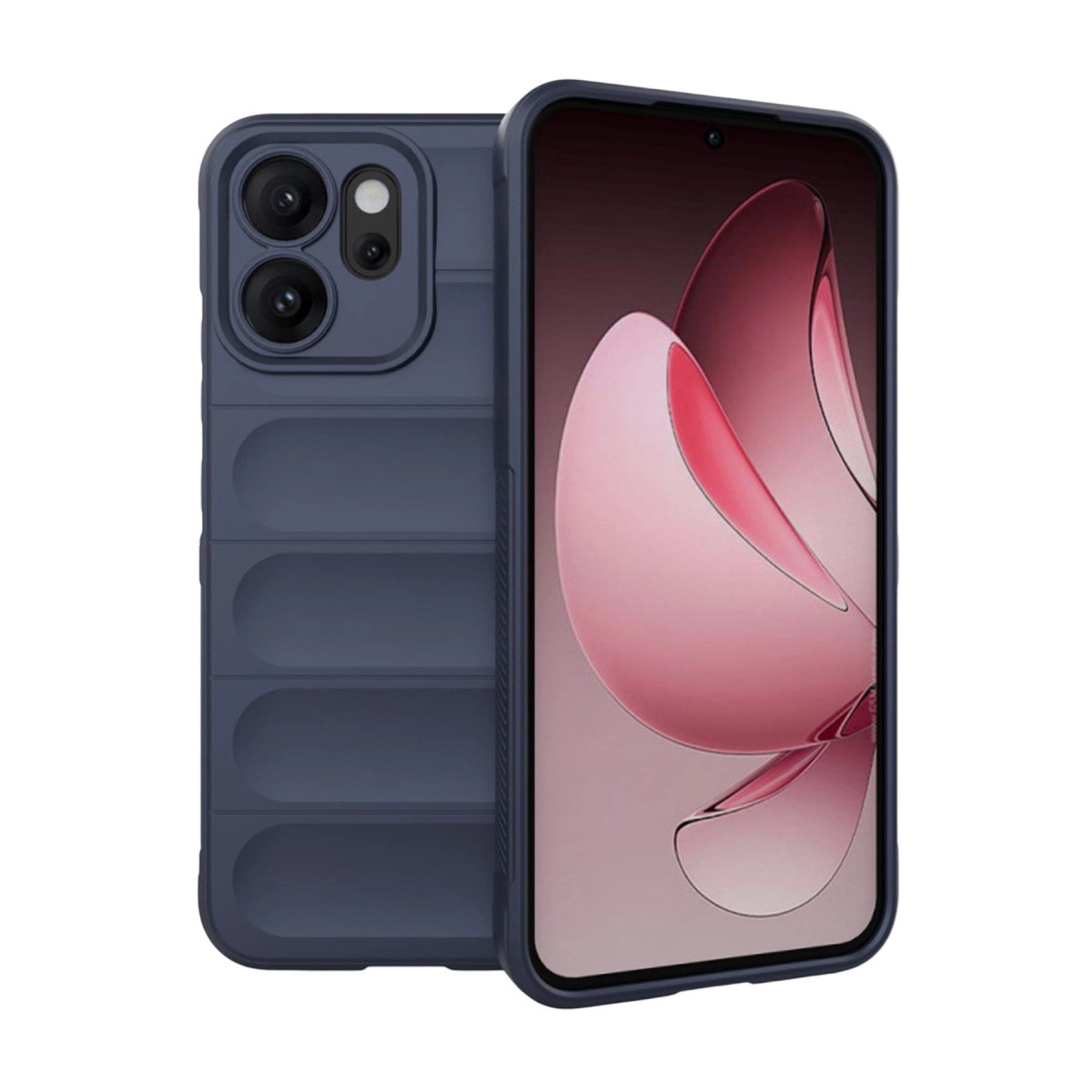 NEWFACE Oppo Reno 14F Uyumlu Optimum Silikon Telefon Kılıfı Lacivert