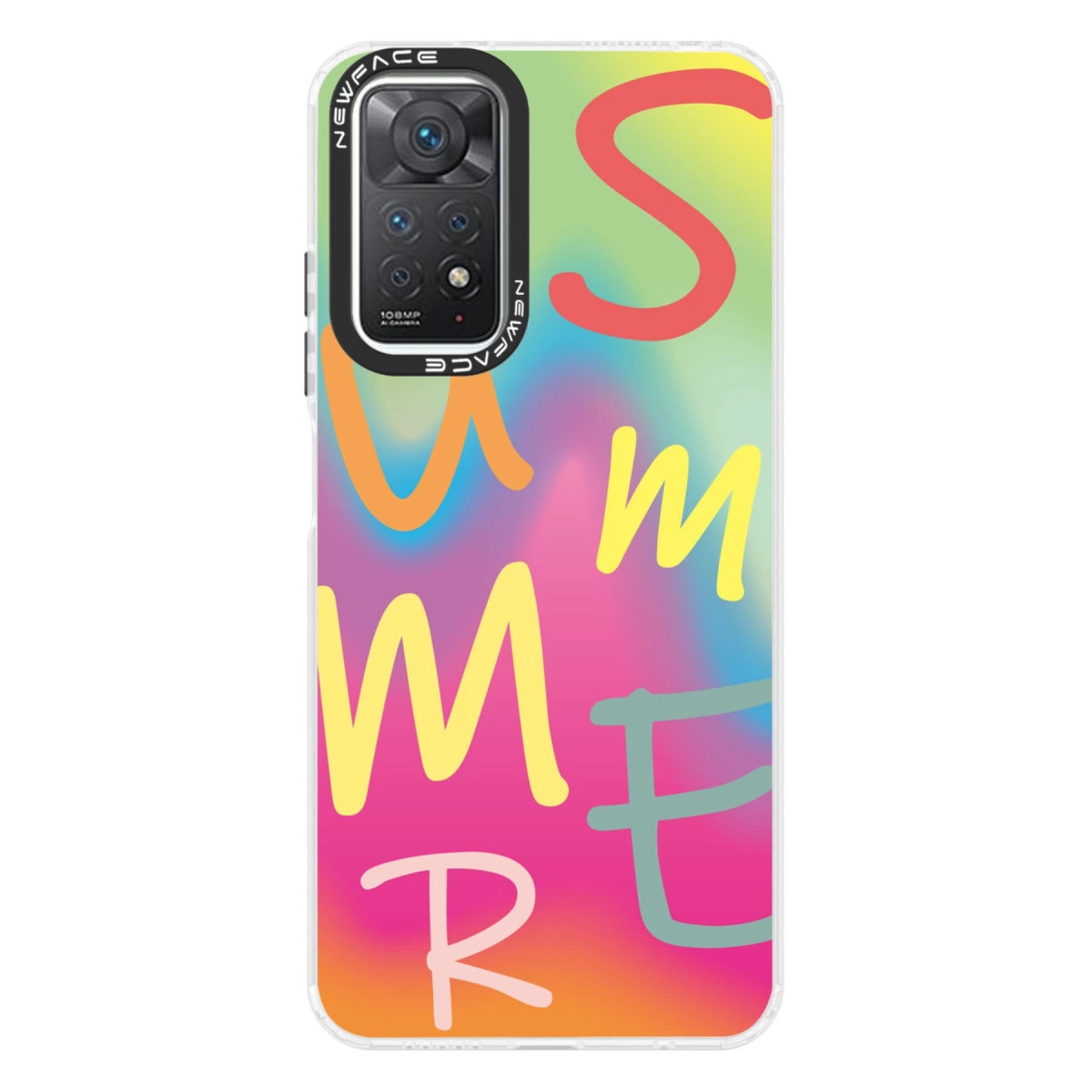 NEWFACE Xiaomi Redmi Note 11 Pro Uyumlu Estoril Desenli Kapak Telefon Kılıfı Çok Renkli