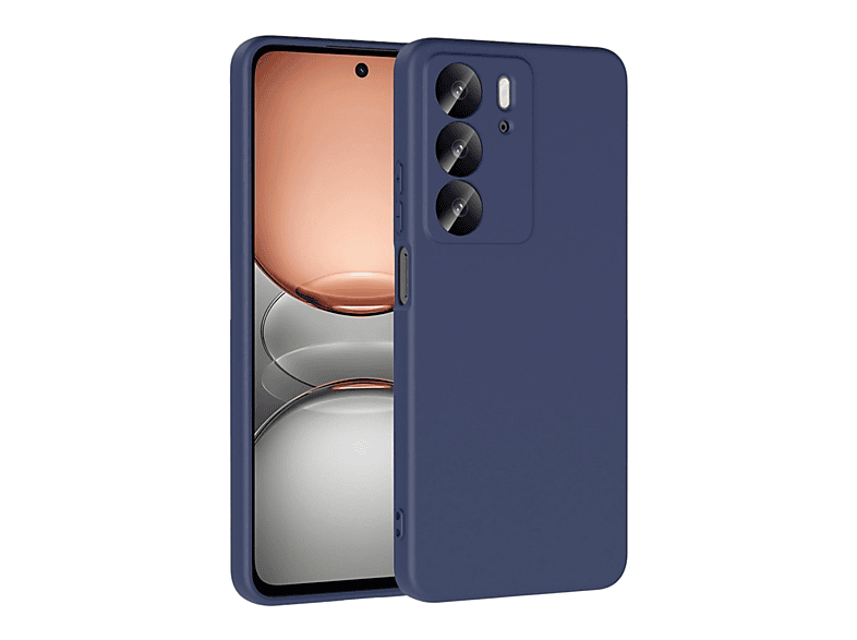 NEWFACE Realme C75 4G Uyumlu First Silikon Telefon Kılıfı Lacivert