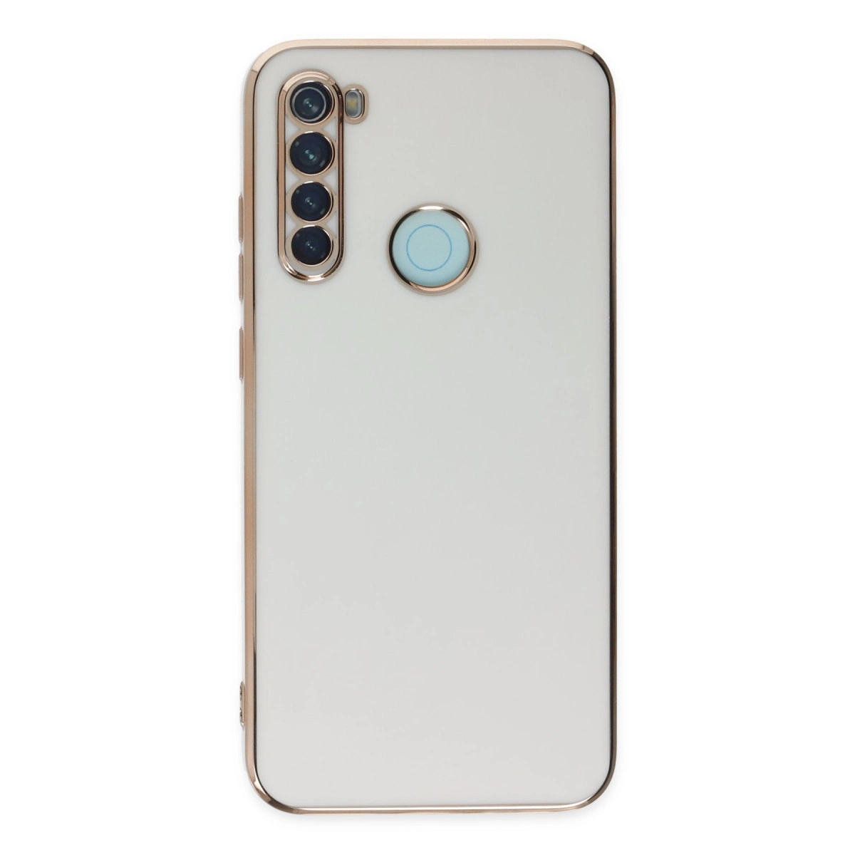 NEWFACE Xiaomi Redmi Note 8 Uyumlu Volet Silikon Telefon Kılıfı Beyaz