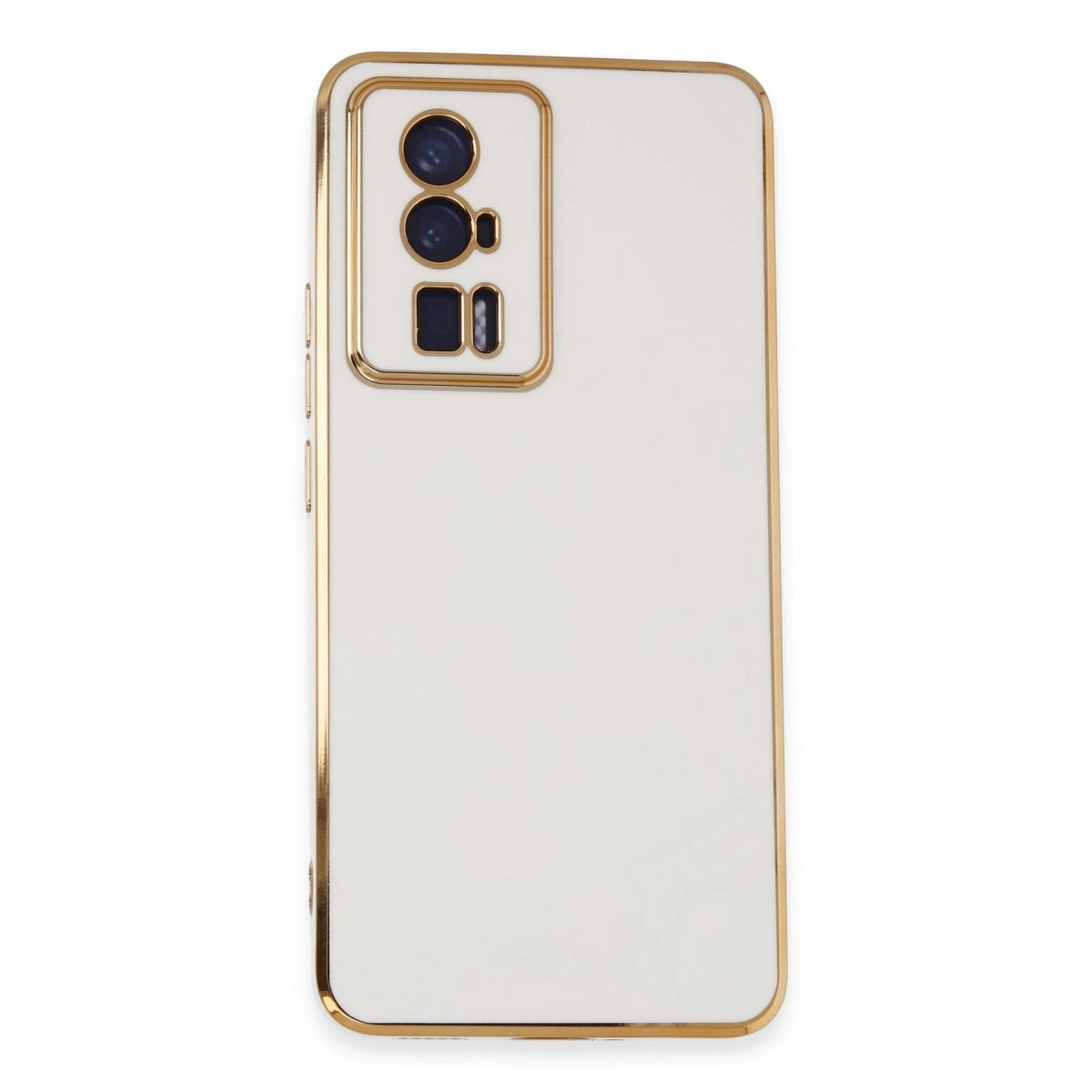 NEWFACE Xiaomi Poco F5 Pro Uyumlu Volet Silikon Telefon Kılıfı Beyaz