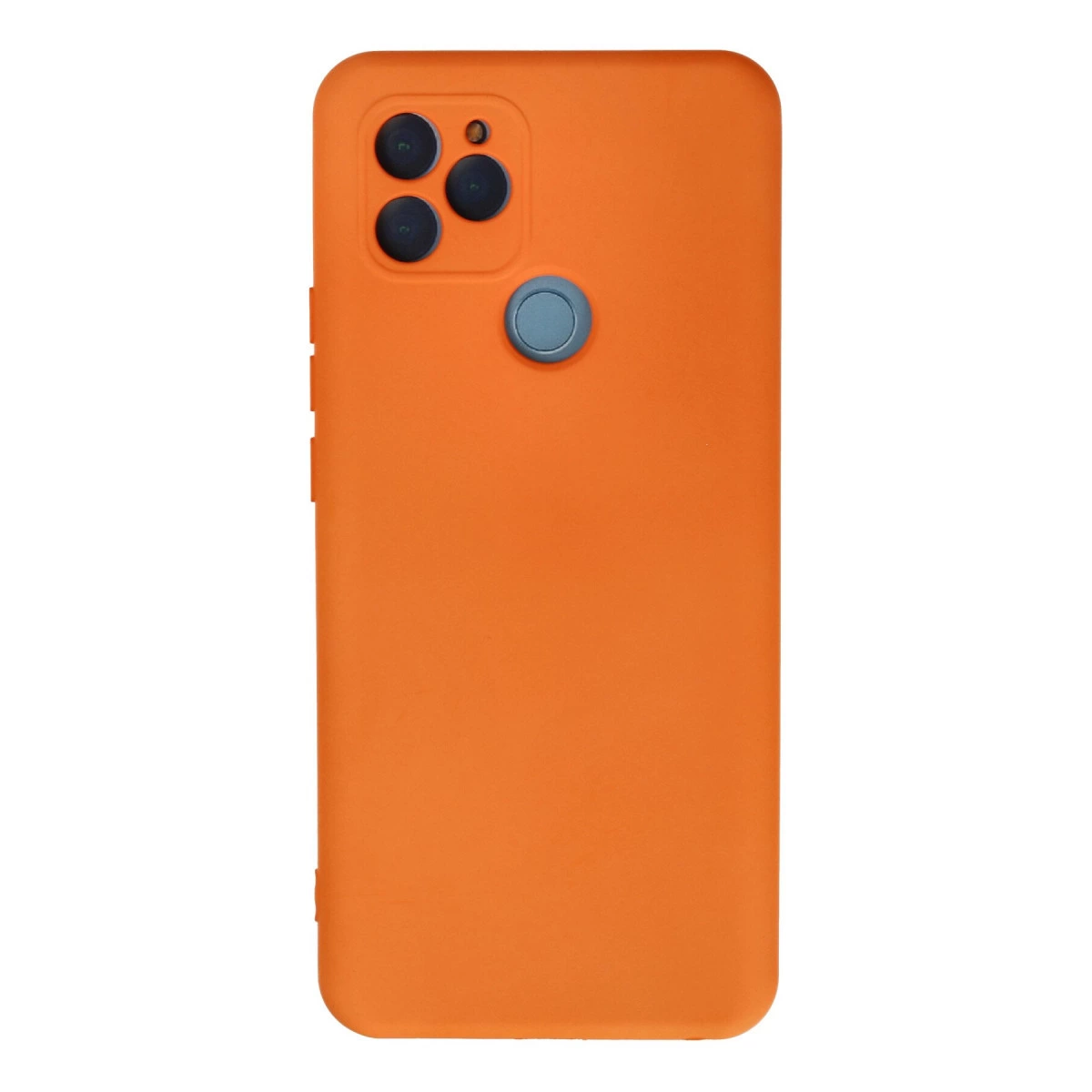 NEWFACE General Mobile Gm 21 Uyumlu Nano İçi Kadife Silikon Telefon Kılıfı Turuncu