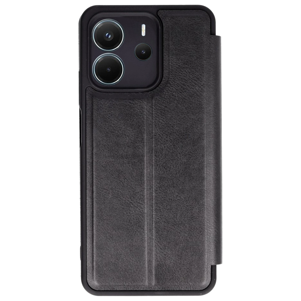 NEWFACE Xiaomi Redmi Note 14 4G Uyumlu Flip Cover Telefon Kılıfı Siyah