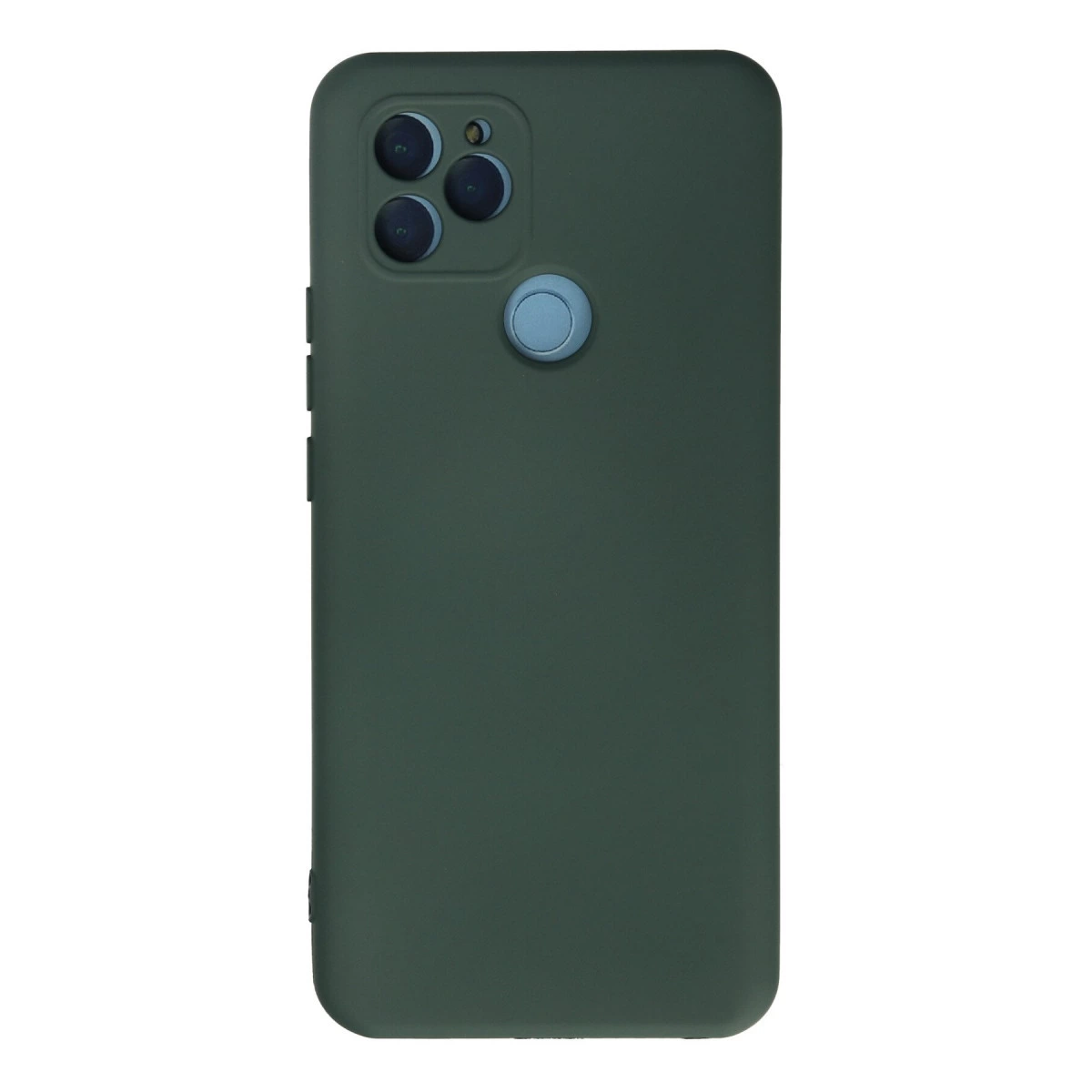 NEWFACE General Mobile Gm 21 Uyumlu Nano İçi Kadife Silikon Telefon Kılıfı Koyu Yeşil