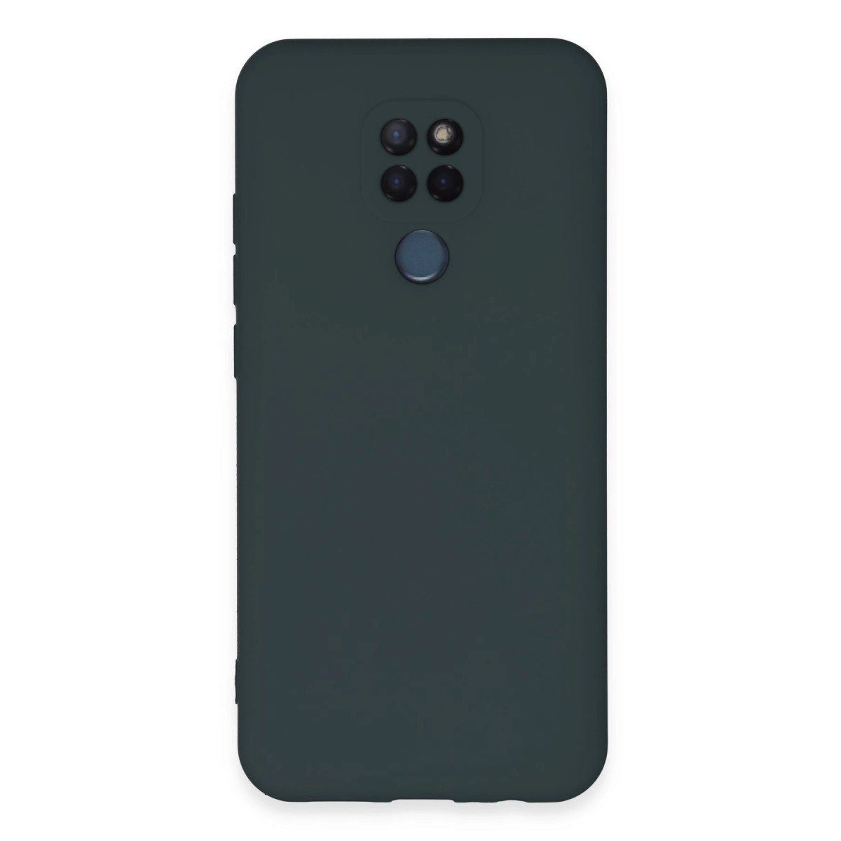 NEWFACE General Mobile Gm 20 Uyumlu Nano İçi Kadife Silikon Telefon Kılıfı Koyu Yeşil