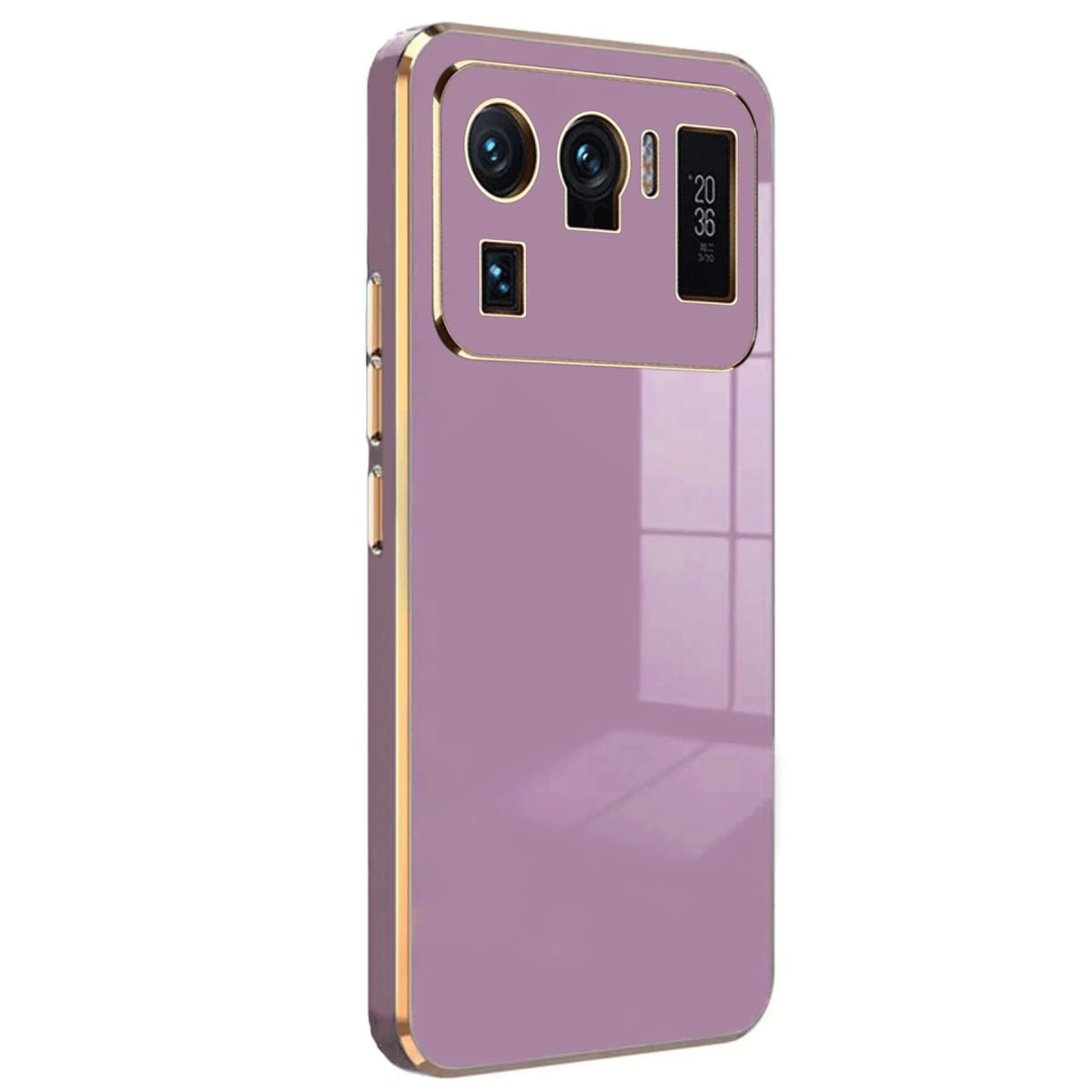 NEWFACE Xiaomi Mi 11 Ultra Volet Silikon Telefon Kılıfı Mor