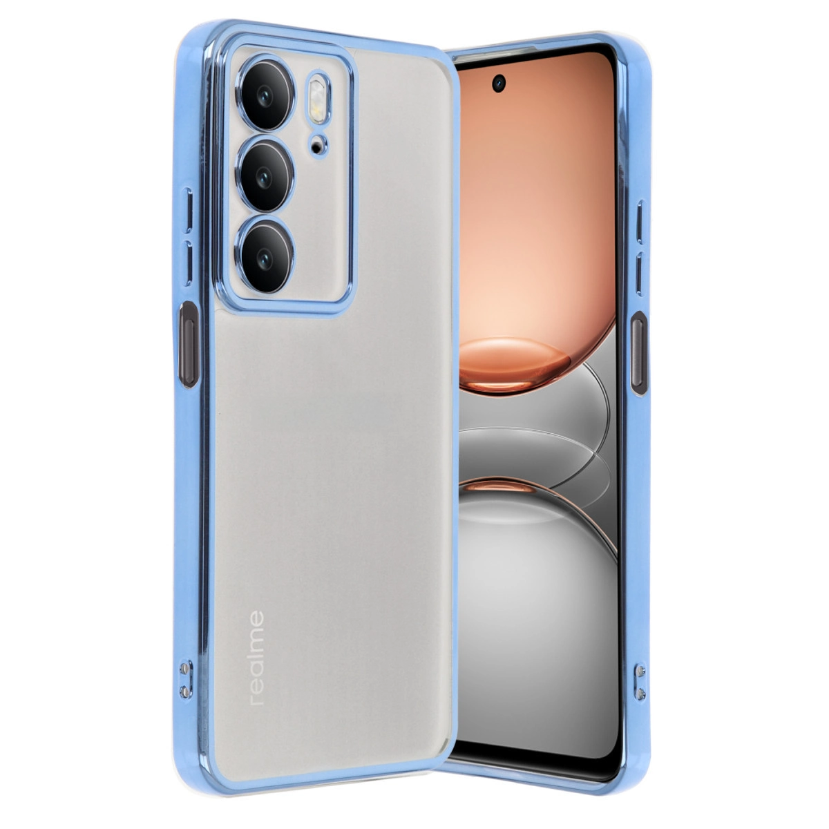 NEWFACE Realme C75 4G Uyumlu Kamera Korumalı Lensli Silikon