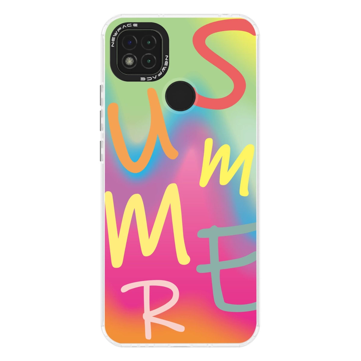 NEWFACE Xiaomi Redmi 9C Uyumlu Estoril Desenli Kapak Telefon Kılıfı Çok Renkli