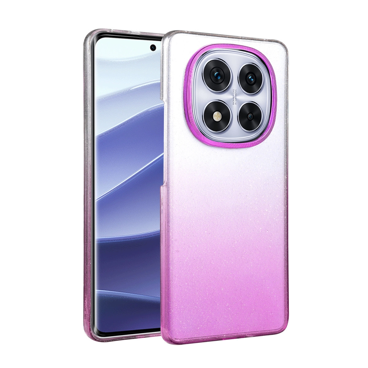 NEWFACE Xiaomi Redmi Note 14 Pro 4G Uyumlu Glossy Kapak Telefon Kılıfı Mor