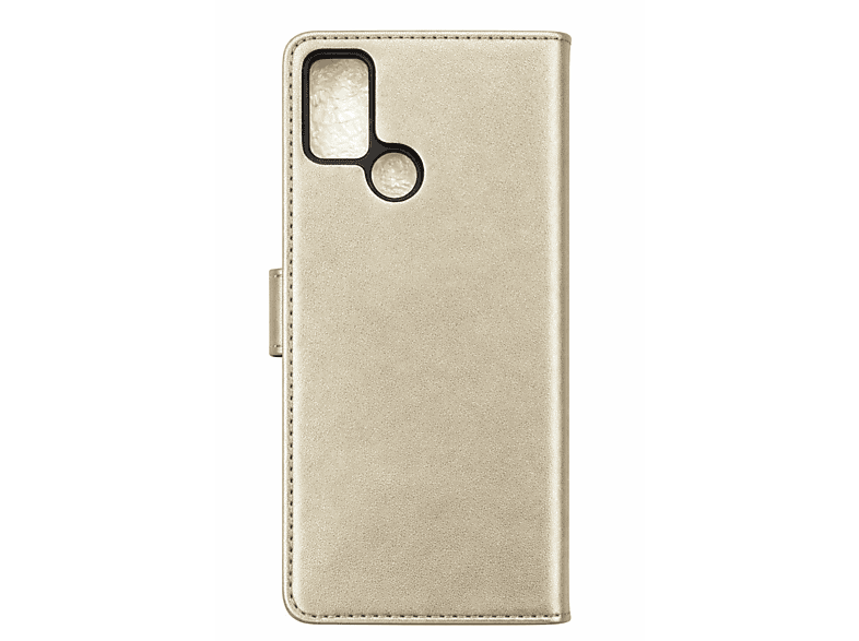 NEWFACE Tecno Pova Uyumlu Trend S Plus Kapaklı Telefon Kılıfı Gold