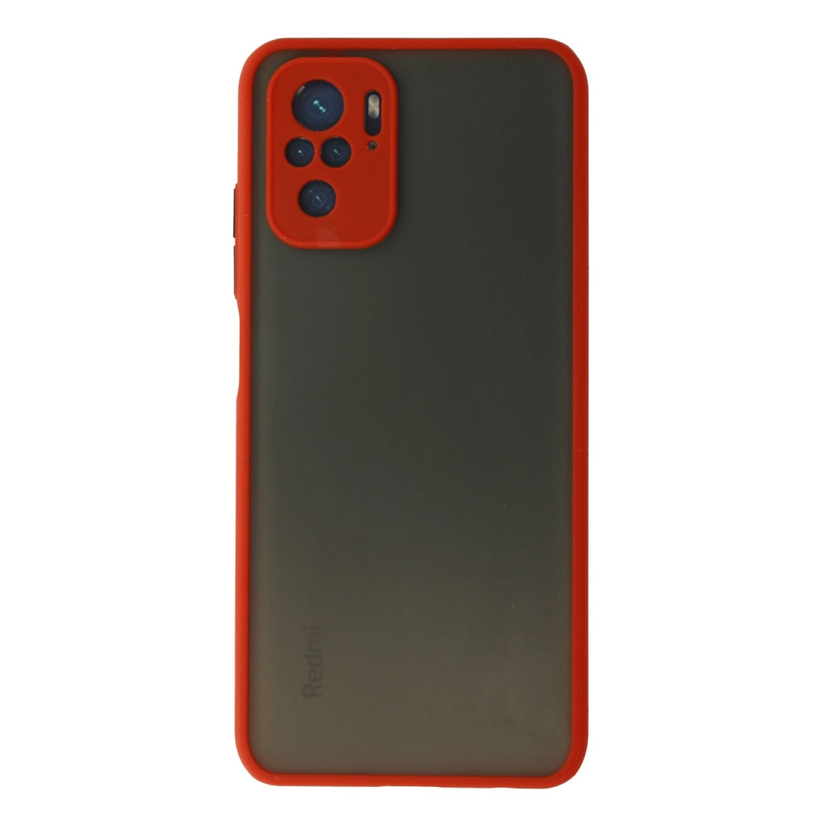 NEWFACE Xiaomi Redmi Note 10 Uyumlu Montreal Silikon Kapak Telefon Kılıfı Kırmızı
