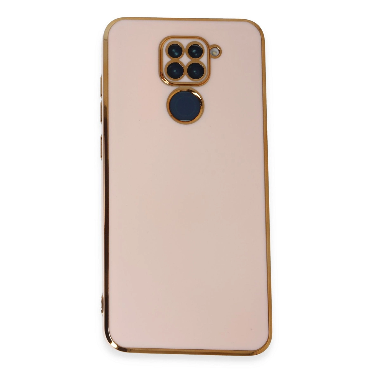 NEWFACE Xiaomi Redmi Note 9 Uyumlu Volet Silikon Telefon Kılıfı Pembe