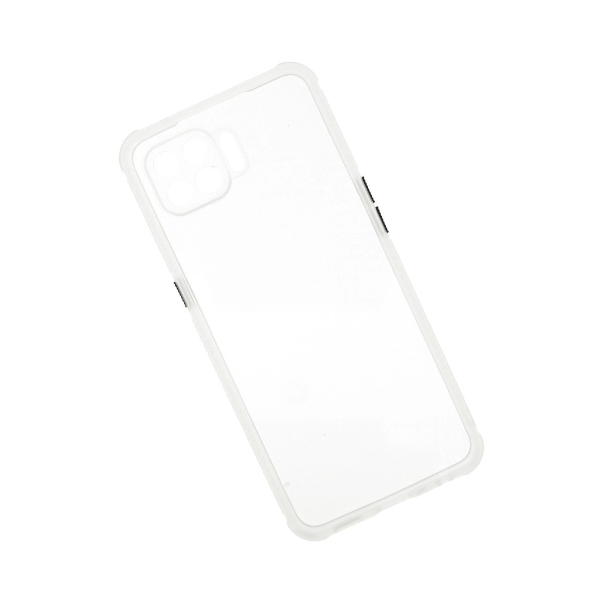 Kamera lensi kesimli şeffaf telefon kılıfı.