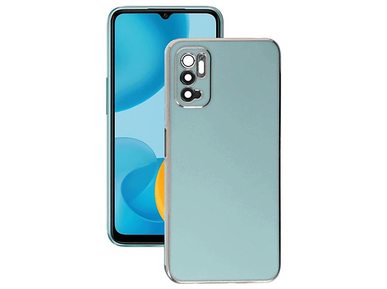 NEWFACE Xiaomi Redmi Note 11T SE Uyumlu Volet Silikon Telefon Kılıfı Açık Yeşil