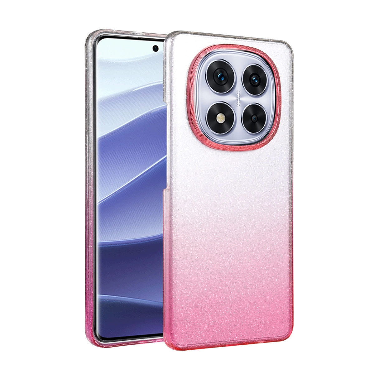 NEWFACE Xiaomi Redmi Note 14 Pro 4G Uyumlu Glossy Kapak Telefon Kılıfı Pembe