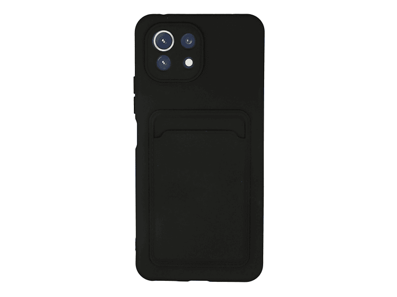NEWFACE Xiaomi Mi 11 Uyumlu Kelvin Kartvizitli Silikon Telefon Kılıfı Siyah