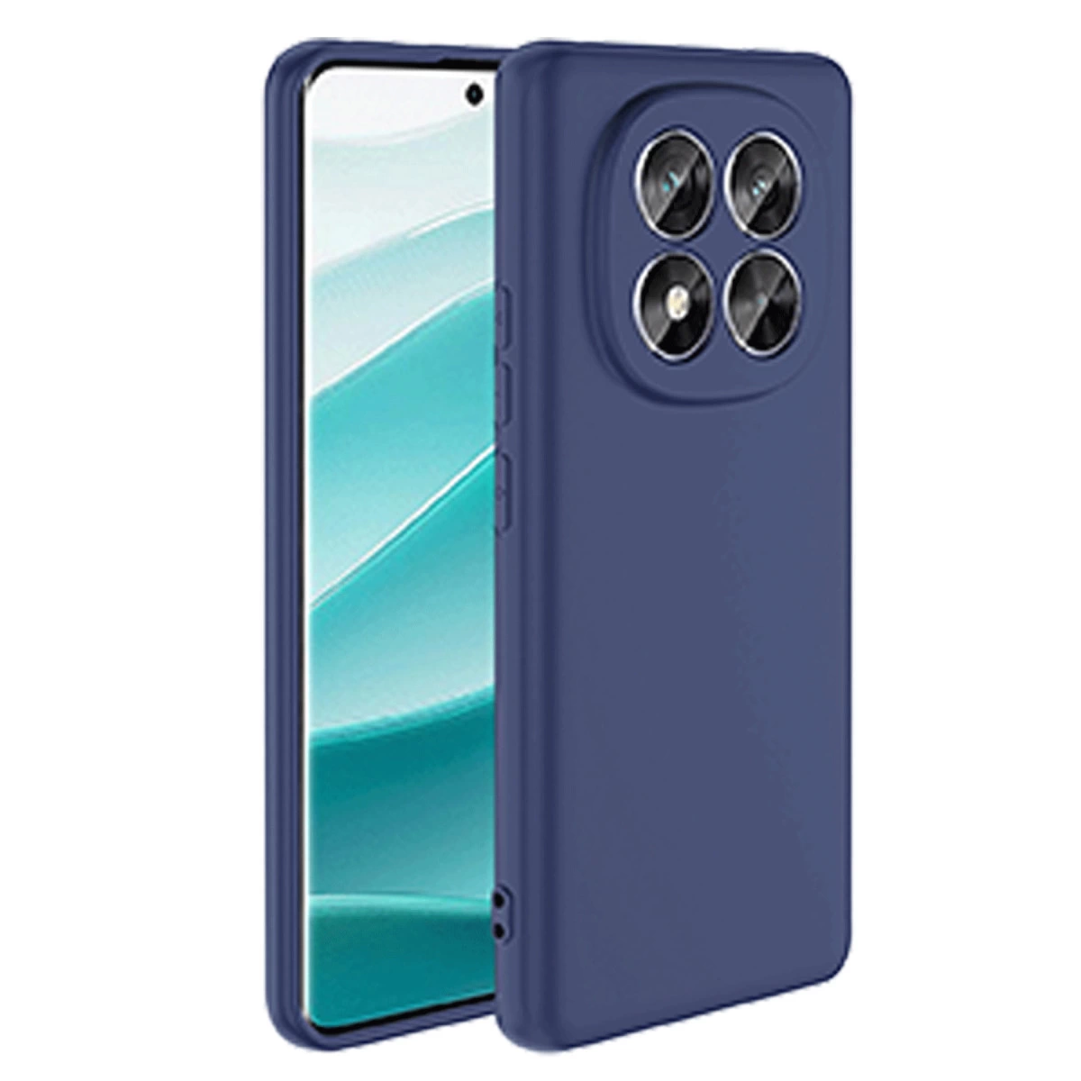 NEWFACE Xiaomi Redmi Note 14 Pro 5G Uyumlu First Silikon Telefon Kılıfı Lacivert
