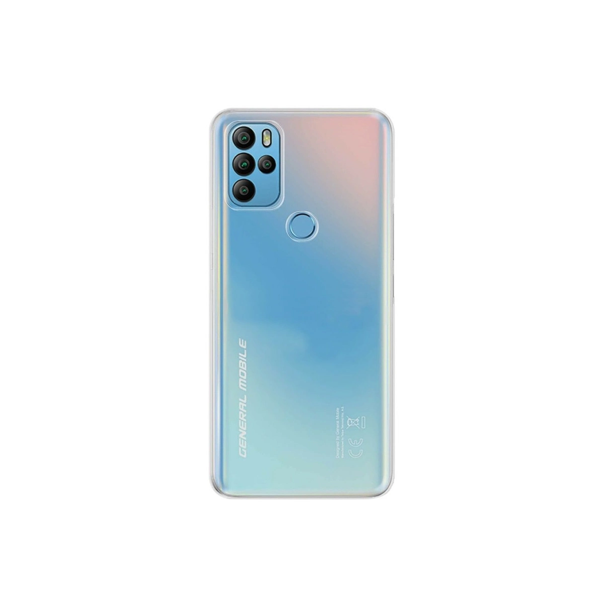NEWFACE General Mobile Gm 21 Pro Uyumlu Lüx Şeffaf Silikon Telefon Kılıfı Şeffaf