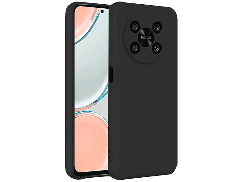 NEWFACE Huawei Nova Y90 Uyumlu First Silikon Telefon Kılıfı Siyah