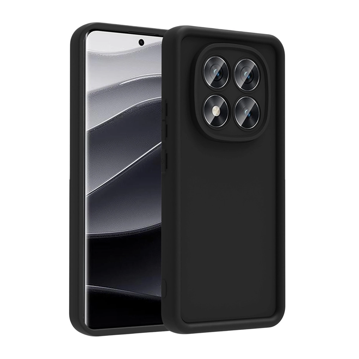 NEWFACE Xiaomi Redmi Note 15 Pro 5G Uyumlu Viera Silikon Telefon Kılıfı Siyah