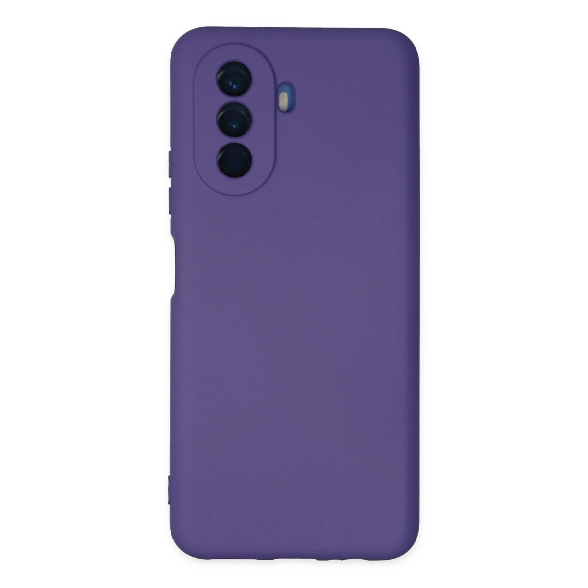 NEWFACE Huawei Nova Y70 Uyumlu Nano İçi Kadife Silikon Telefon Kılıfı Mor