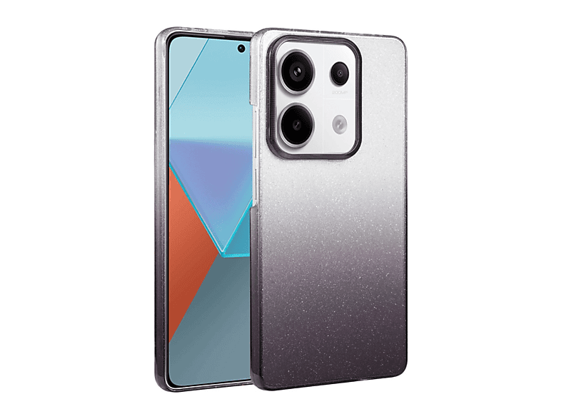 NEWFACE Xiaomi Redmi Note 13 Pro 4G Uyumlu Glossy Kapak Telefon Kılıfı Siyah