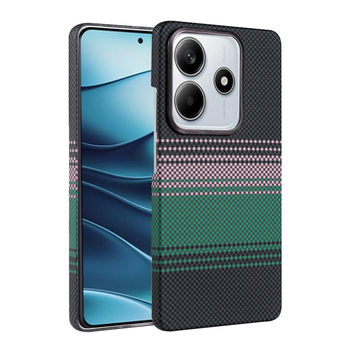 NEWFACE Xiaomi Redmi Note 14 Pro 4G Uyumlu Vega Magsafe Kapak Telefon Kılıfı Yeşil