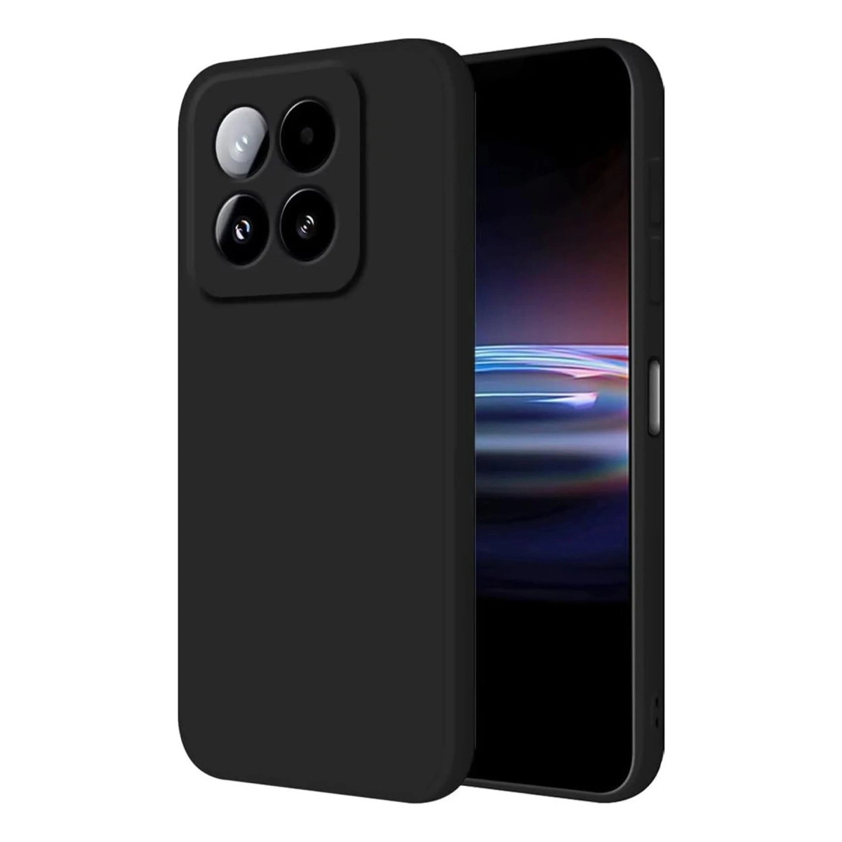 NEWFACE Xiaomi Mi 15T Uyumlu First Silikon Telefon Kılıfı Siyah