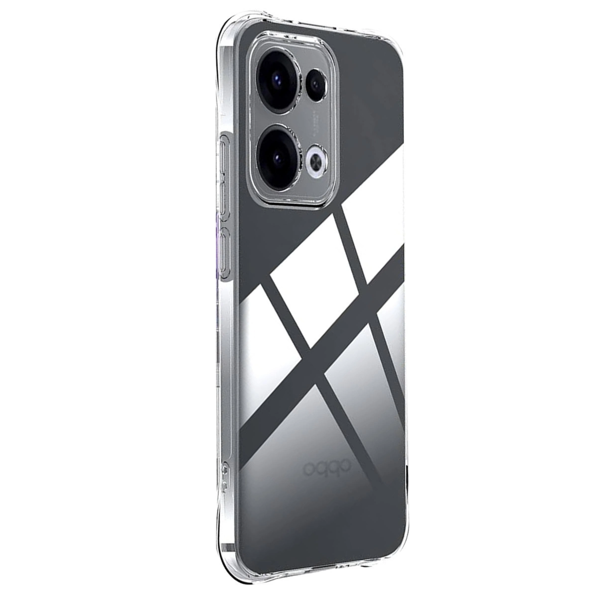 NEWFACE Oppo A6 Pro 4G Uyumlu Lüx Silikon Telefon Kılıfı Şeffaf