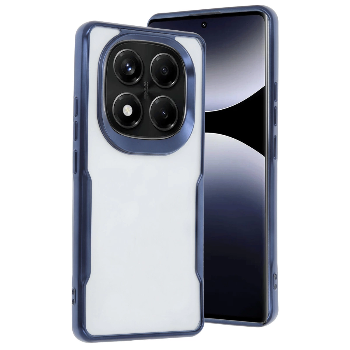 NEWFACE Xiaomi Redmi Note 14 Pro 5G Uyumlu Boyi Silikon Kapak Telefon Kılıfı Lacivert