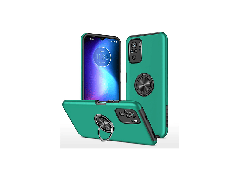 NEWFACE Xiaomi Poco F3 Uyumlu Elit Yüzüklü Kapak Telefon Kılıfı Yeşil