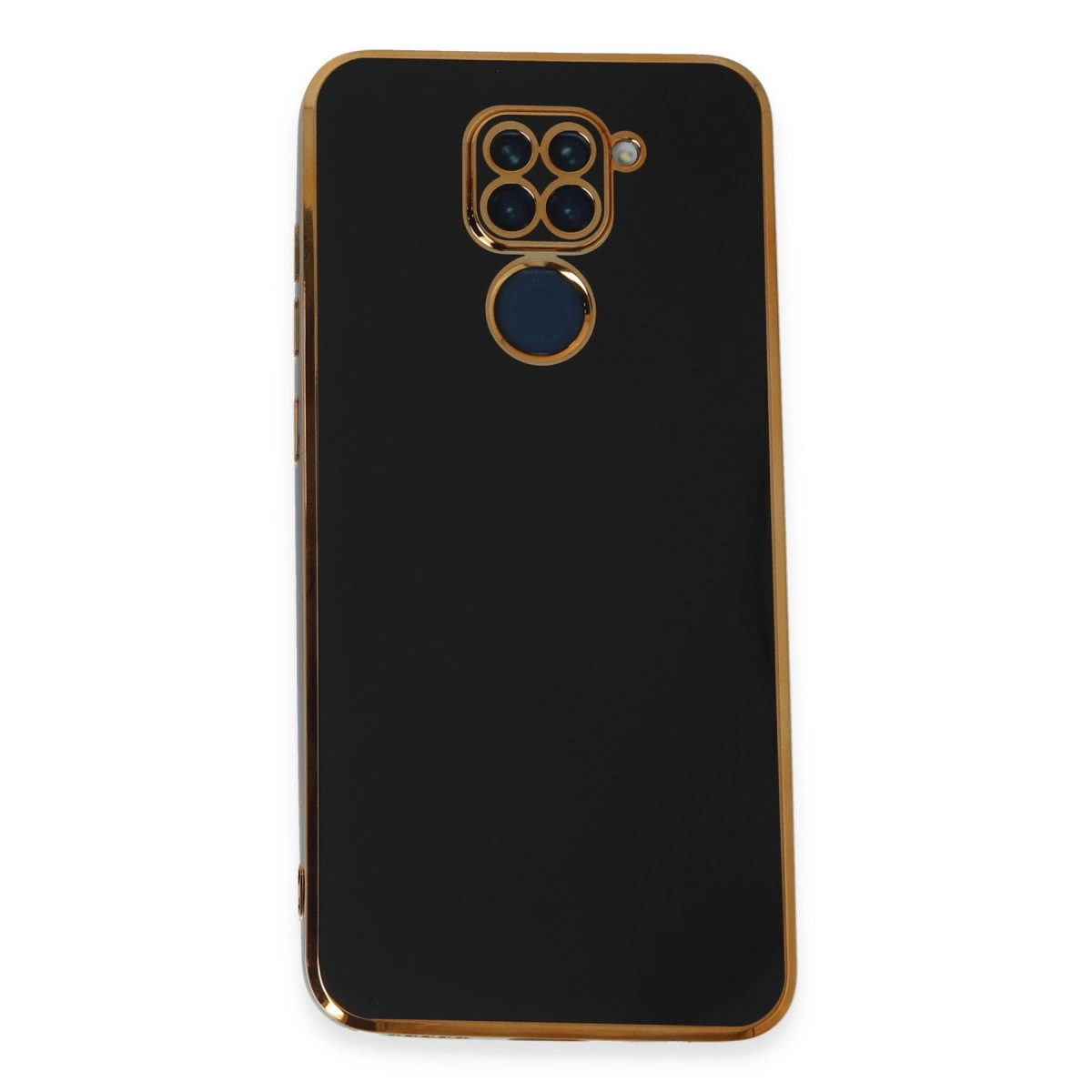 NEWFACE Xiaomi Redmi Note 9 Uyumlu Volet Silikon Telefon Kılıfı Siyah