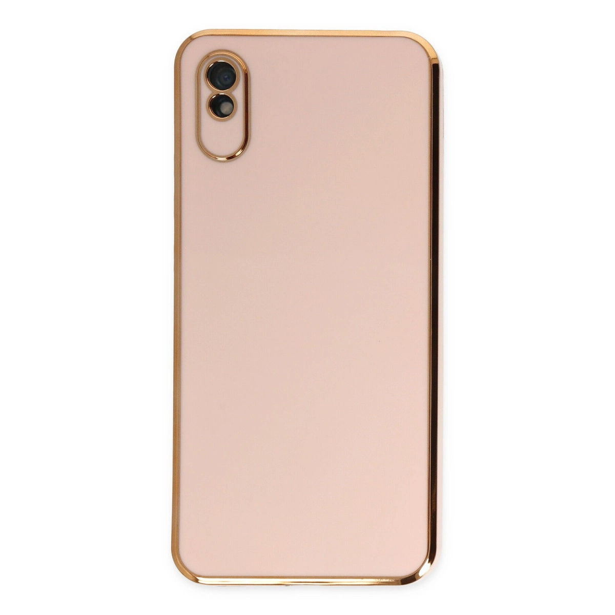 NEWFACE Xiaomi Redmi 9a Uyumlu Volet Silikon Telefon Kılıfı Pembe