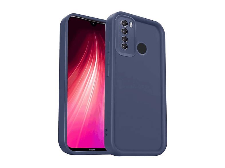 NEWFACE Xiaomi Redmi Note 8 Uyumlu Viera Silikon Telefon Kılıfı Lacivert